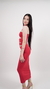 Vestido longo feminino off-white Romana - loja online