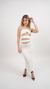 Vestido longo feminino off-white Romana