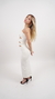 Vestido longo feminino off-white Romana - comprar online