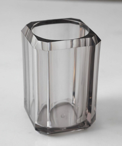 Vaso porta cepillos fumé