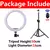 Imagem do 26cm led selfie anel lâmpada fotográfica selfie anel de iluminação usb remot