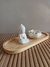 Bandeja Decorativa Oval de Madeira Pinus Medida 30x11 - comprar online