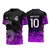 Arte Vetor Camisa de Interclasse Dragão com Fogo Roxo - comprar online