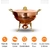 Rechaud Cobre Puro Banho Maria 5 Litros - comprar online