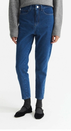 Jean Mom Azul