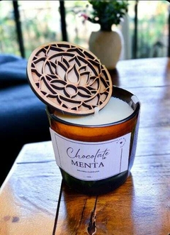 Vela aromática Choco-menta 300 grs.