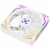 Cooler Fan Fortrek Frosty Rainbow Branco - ELETRONICOS, ACESSORIOS, CELULAR, COMPUTADOR E INFORMATICA é na iT-Shine