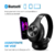 Fone de Ouvido AIWA Bluetooth, Cancelamento de ruído, Dobrável - AWS-HP-02-B Preto