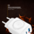 Imagem do CARREGADOR DE PAREDE E APPLE WATCH SURVIVOR 2 EM 1 TIPO C + USB A 23W BRANCO GSHIELD