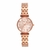Relógio Feminino Cristais Vidro Facetado Rosé – 32773LPMVRE3 - comprar online