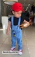 Macacão Jeans Mickey
