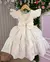 Vestido Linha Festas Infantil Off Flores Jardim Encantado - comprar online