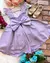 Vestido Linha Festas Lilás Laço nas costas - comprar online