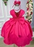 Vestido Linha Festas Laço nas costas Pink - comprar online