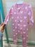 Macacão Bebê Menina Inverno Corações Rosa