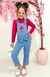 Macacão Calça Jeans Barbie