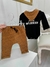 Conjunto Manga Longa Bebê 3 pçs