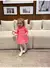 Vestido Manga Longa Bebê/Kids Rosa NEON Xadrez - comprar online