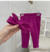 Calça Legging Infantil com Faixa de Cabelo