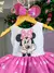 Vestido Temático Luxo Minnie Rosa Linha Festa na internet