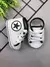 Tênis All Star Bebê Branco/Preto