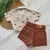 Conjunto ursos 2 pçs Short Jeans Marrom - comprar online