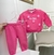 Conjunto Moletom 2pçs Infantil/Bebe Rosa