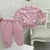 Conjunto Moletom 2pçs Infantil/Bebe Rosa - comprar online