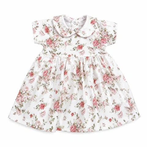 Vestidito cuello Baby manga corta