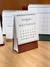CALENDÁRIO DE MESA A6 VERTICAL NEUTRO - comprar online