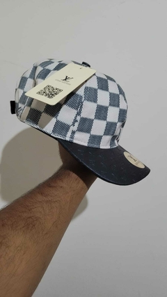 Boné Co Aba Reta tecido e couro Pro Modelo Exclusivo!