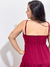 Vestido Aurora - Vinho - comprar online