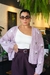 Cardigan Flor de Bruma - loja online