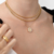 Colar Medalha Nossa Senhora com Zircônias