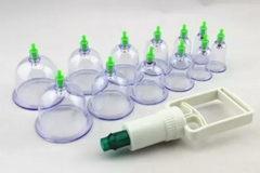 Ventosas Chinas Set X 12 Copas - Pistola De Vacio - DropHouse