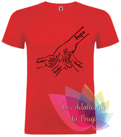Imagen de Camiseta mano padre e hij@