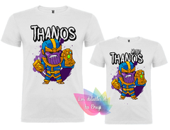 Camiseta Thanos Padres e hij@s - Los detalles de la bruji