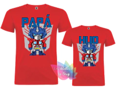 Camiseta Optimus Padres e hij@s - comprar en línea