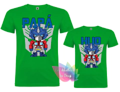 Imagen de Camiseta Optimus Padres e hij@s