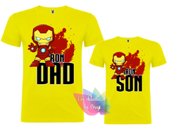 Camiseta Iron Man Padres e hij@s - comprar en línea