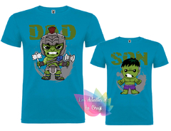 Camiseta Hulk Padres e hij@s - tienda en línea