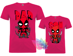 Camiseta Deadpool Padres e hij@s - tienda en línea