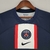 Camisa masculina do PSG I 22/23 na cor azul, com detalhes em vermelho e branco, apresentando o logo do Paris Saint-Germain e a marca Nike.