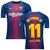 Camisa Retrô Barcelona I 17/18 - Neymar Jr #11 - Masculina - Azul e Grená