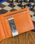 Personalized wallet/money clip with laser engraving. (black/orange-01) - IMPERIAL MONKEY JOYERIA