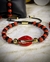 Pulsera Eleggua con piedras de turquesa roja. (Ajustable) - comprar en línea
