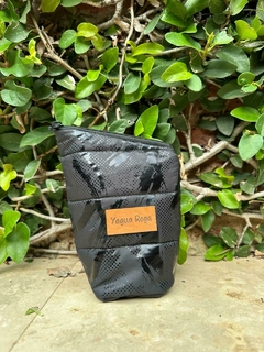 yerbera matelasse negra camuflada grande