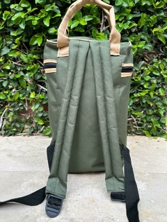 matera/mochila verde - comprar online