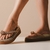 sandália-flat-nude-brilho