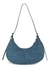 Bolsa meia lua em jeans azul da marca Up4You, com alça longa e design moderno.